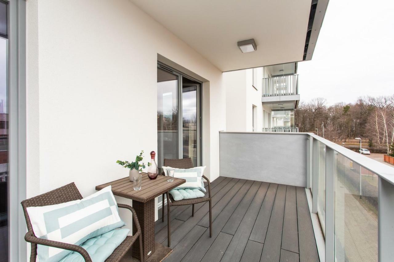 Seaside Beach Przy Plazy - Parking - Praia Apartments - Ergo Polsat Plus Arena Gdansk Exterior foto