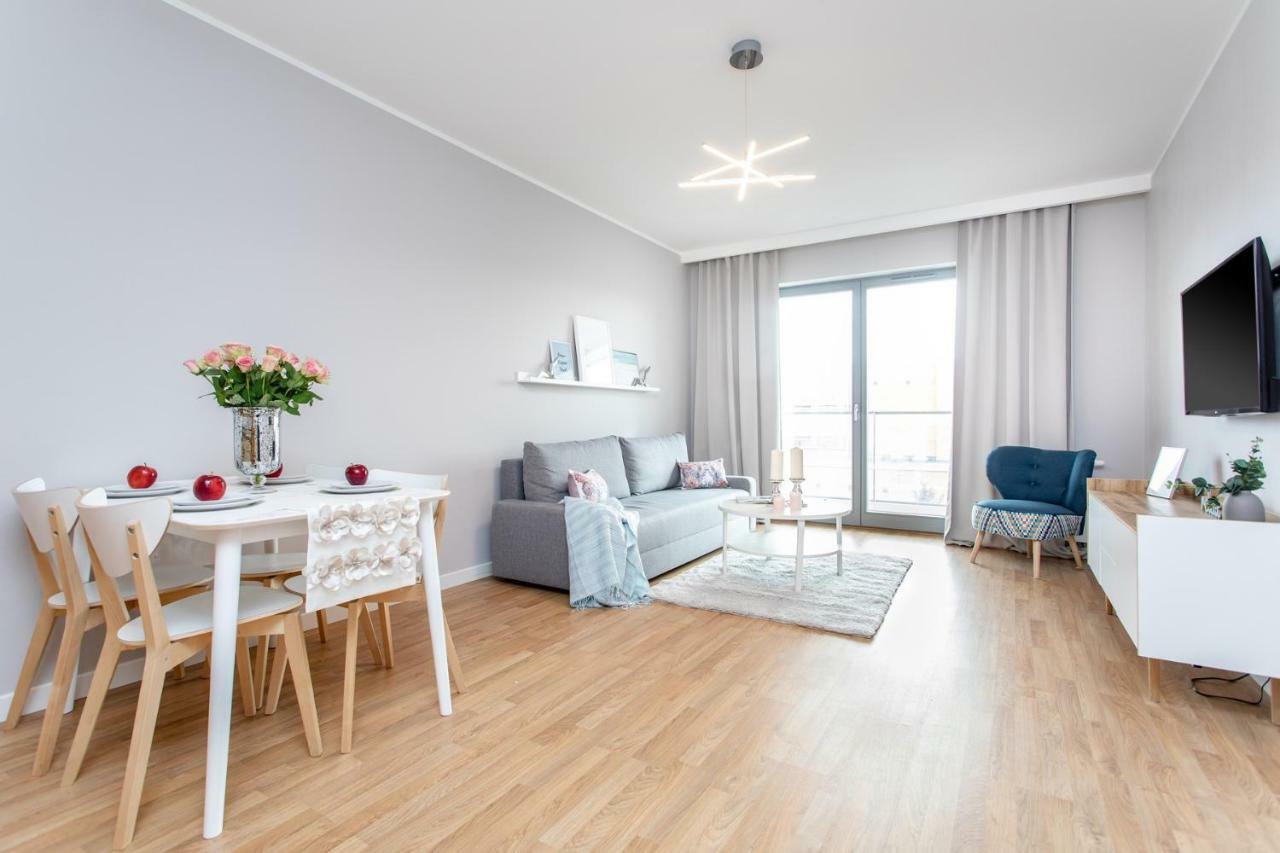 Seaside Beach Przy Plazy - Parking - Praia Apartments - Ergo Polsat Plus Arena Gdansk Exterior foto